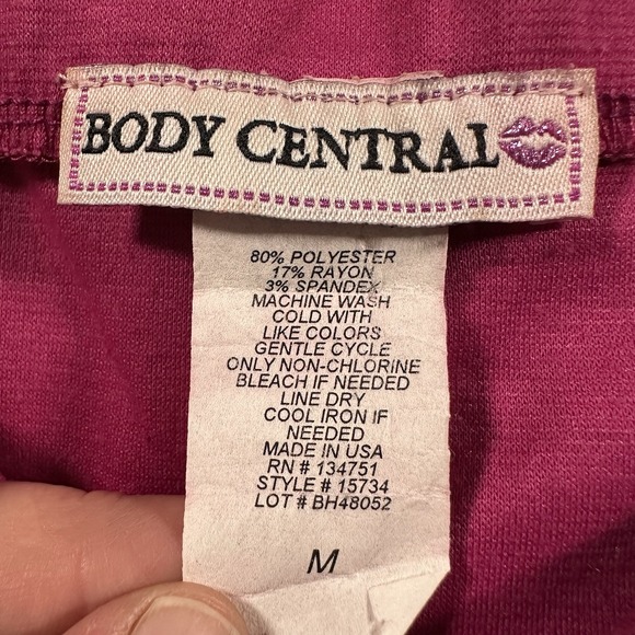 Body Central Pencil Skirt Women's M Pink Knee Length - Picture 3 of 4